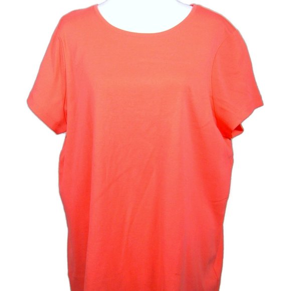 Women's Coral Top St John's Bay OX - XXL - Picture 1 of 3